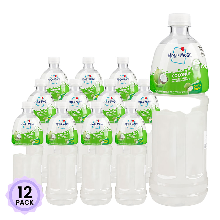 Mogu Mogu Coconut Nata de Coco 33.8 oz*12 pack