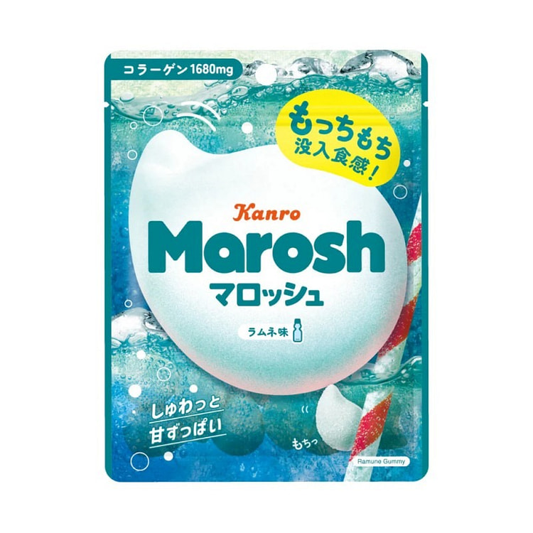 KANRO Marosh 弹珠汽水口味软糖 46g