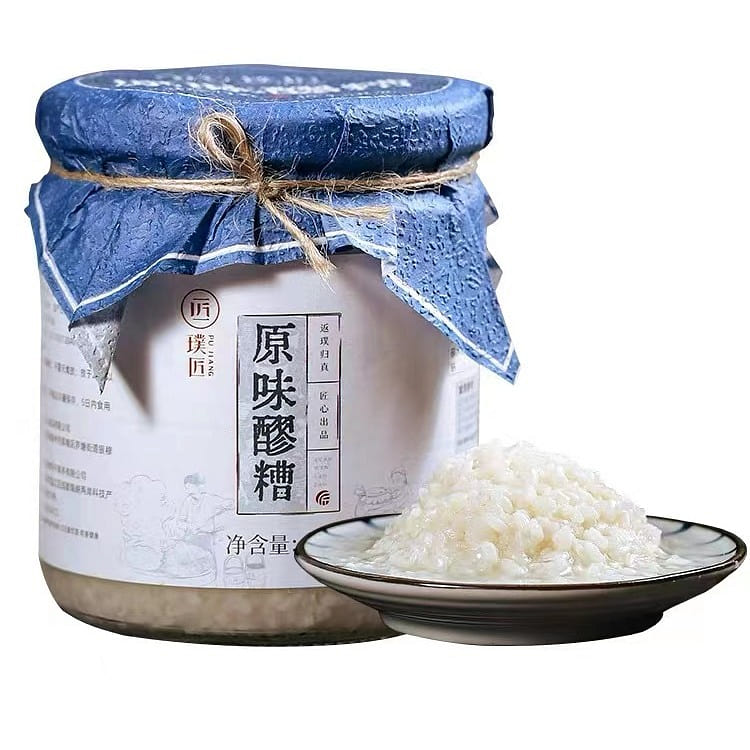 PU JIANG Original Sweet Sake Brewed Mash Rice Lees Sake Lees 450g*1 can 450 g