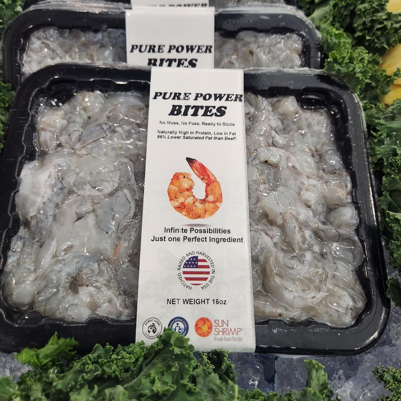 NEW- Sun Shrimp- Pure Power Bites – 25 Pounds 25 lb