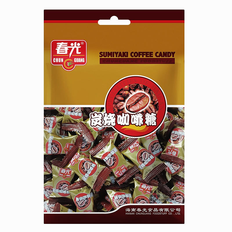 Hainan specialty contains coconut juice Spring light charcoal coffee sugar 228 g