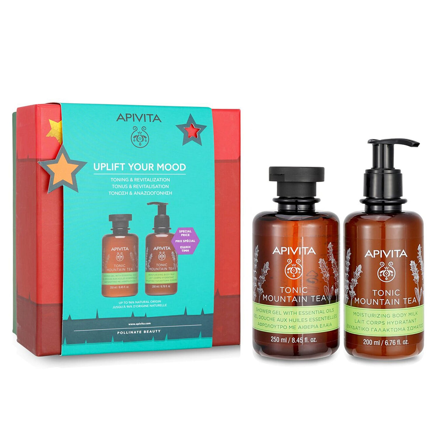 Apivita Uplift Your Mood Toning & Revitalizati 2 each