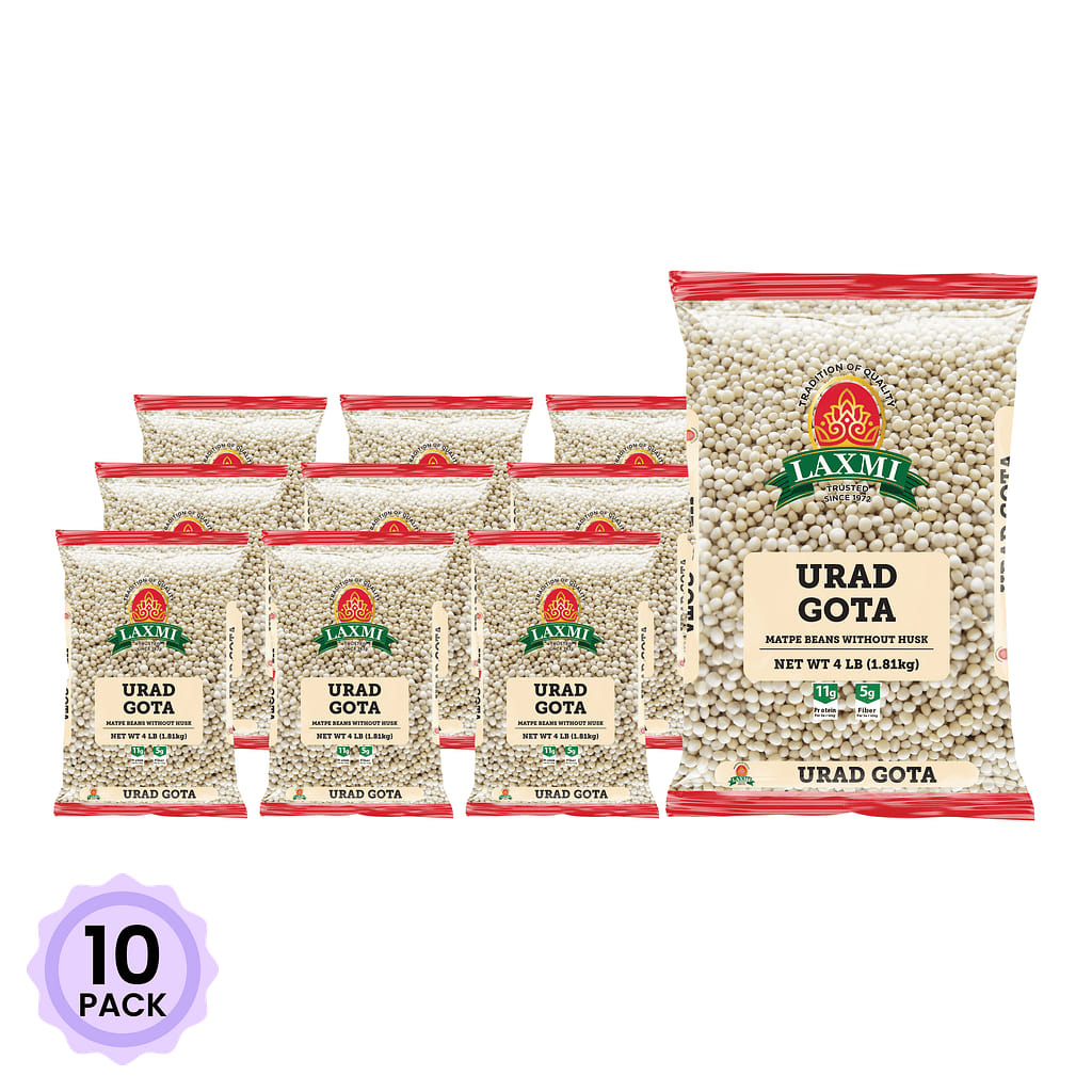 Laxmi Urad Gota (Black Whole Lentil) 4 lb*10 pack