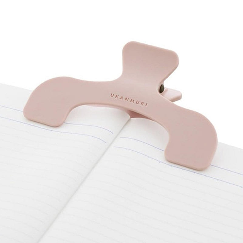 Ukanmuri Clip Simple Book Clip Pink 1 each