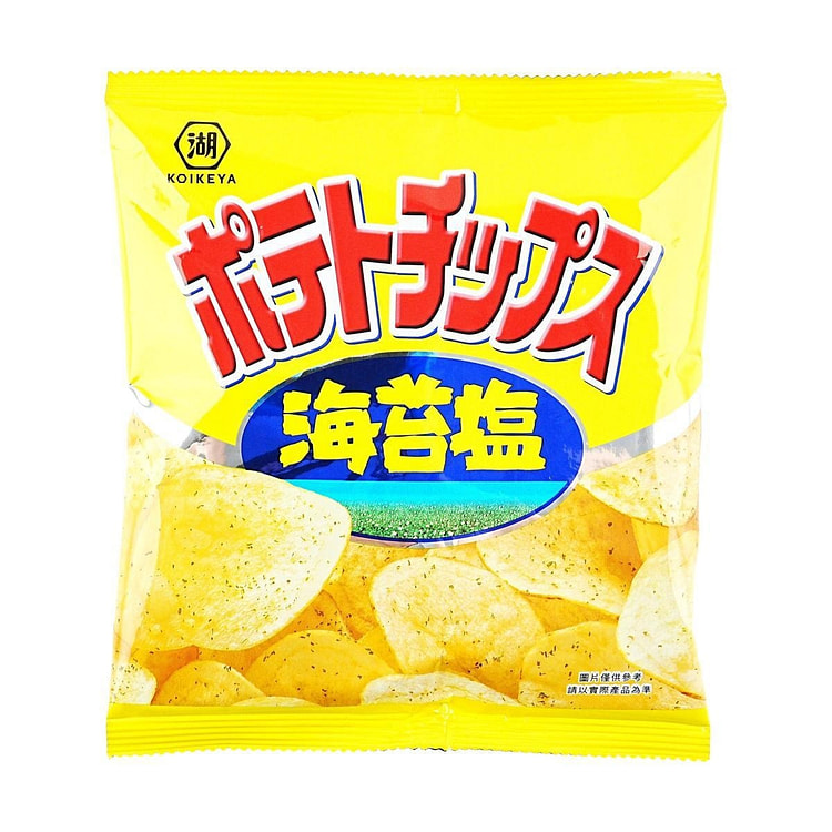 湖池屋 咔辣姆久 平切洋芋片  海苔盐味