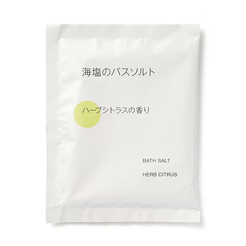 無印良品 シーソルト バスソルト シトラスの香り 40g/袋 1 個