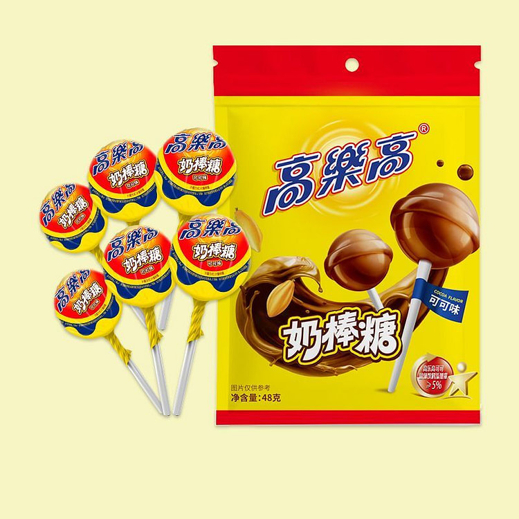 高乐高棒棒糖超大根可可巧克力味48g*1袋