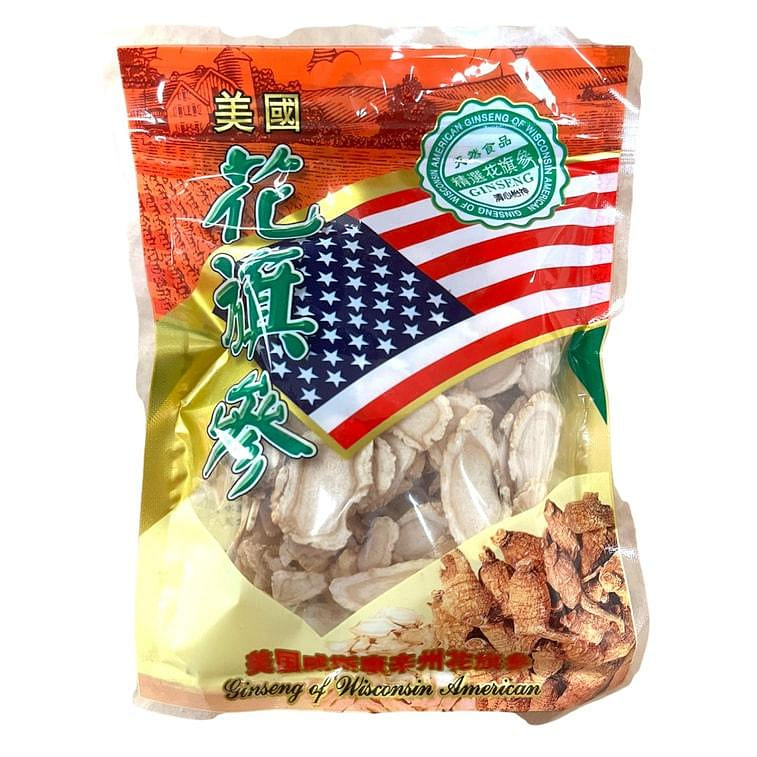 HMT American Ginseng Slice M Size 4oz 4 oz