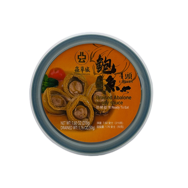 蟲草城 迷你鮑魚罐頭 (4頭 - 紅燒)