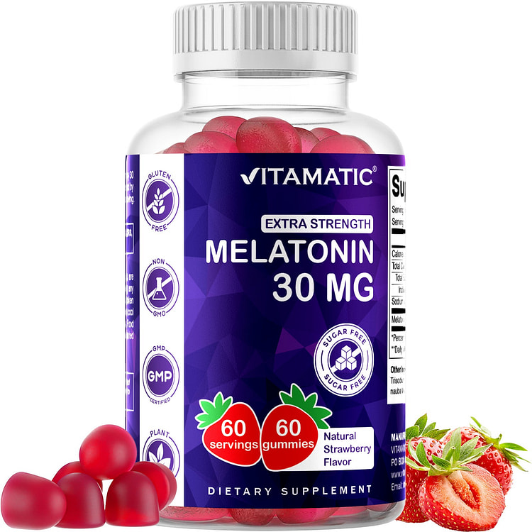 Sugar Free Melatonin 30mg - 60 Gummies
