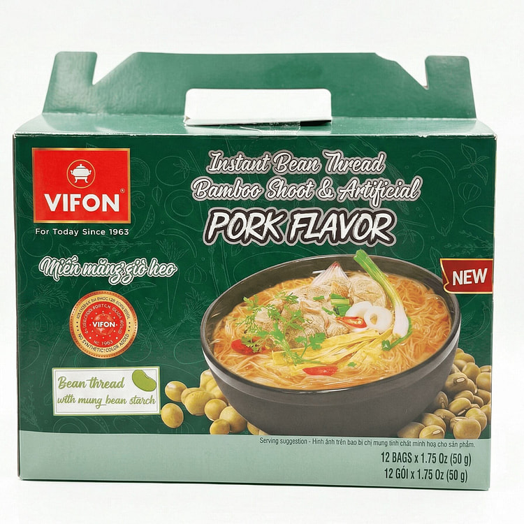 VIFON 猪肉竹笋味粉丝 12包 1.75 盎司