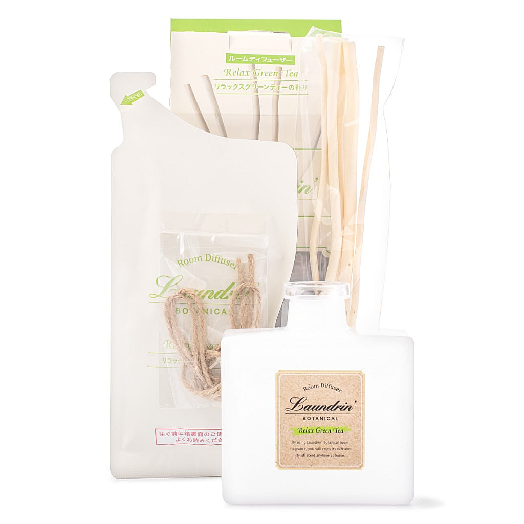 Laundrin' Tokyo Botanical Room Diffuser, Relax Green Tea 80 ml