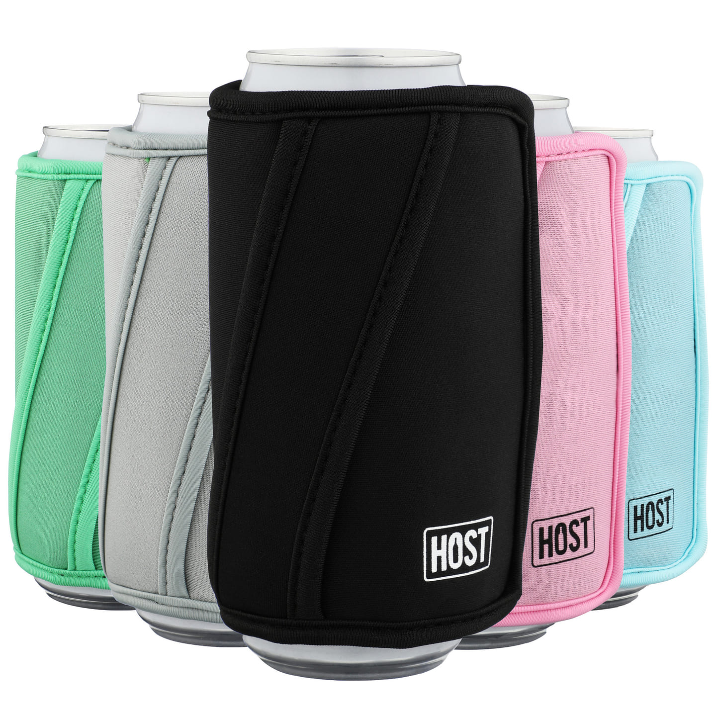 Insta-Chill Slim Can Sleeve in Black by HOST® 1 each