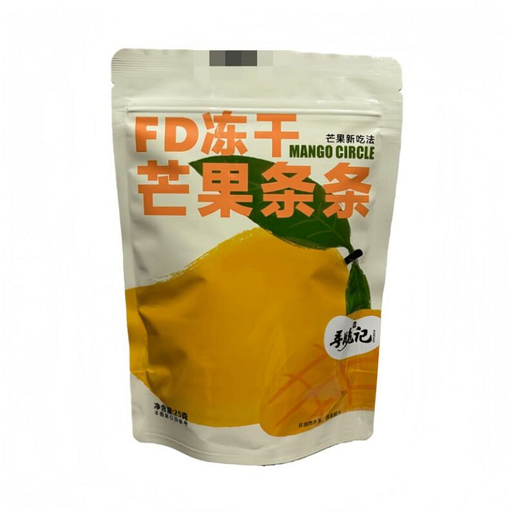 Xun Cui Ji FD Freeze-Dried Mango Strips 25g*3 Bags 3 pack