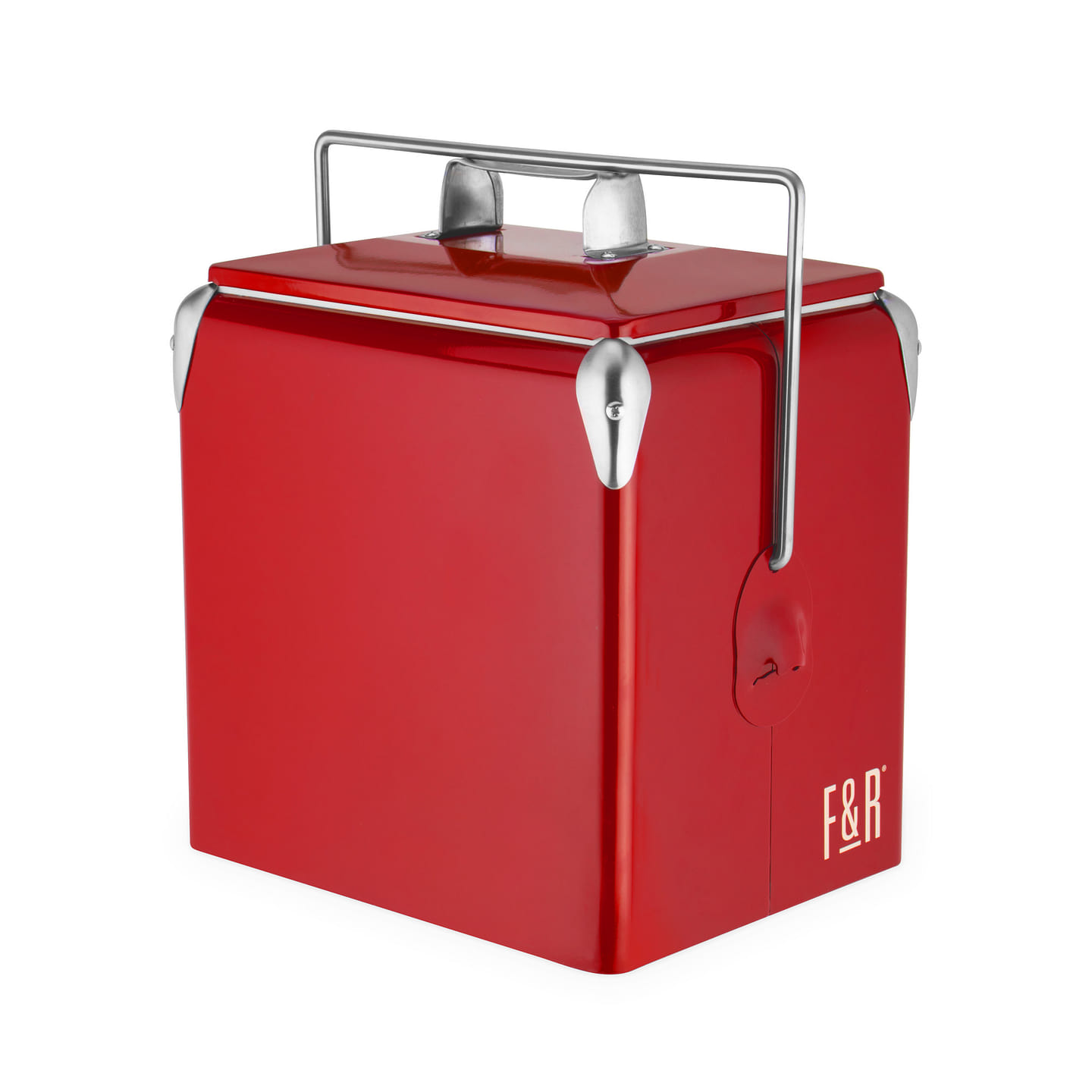 Red Vintage Metal Cooler by Foster & Rye™ 1 each