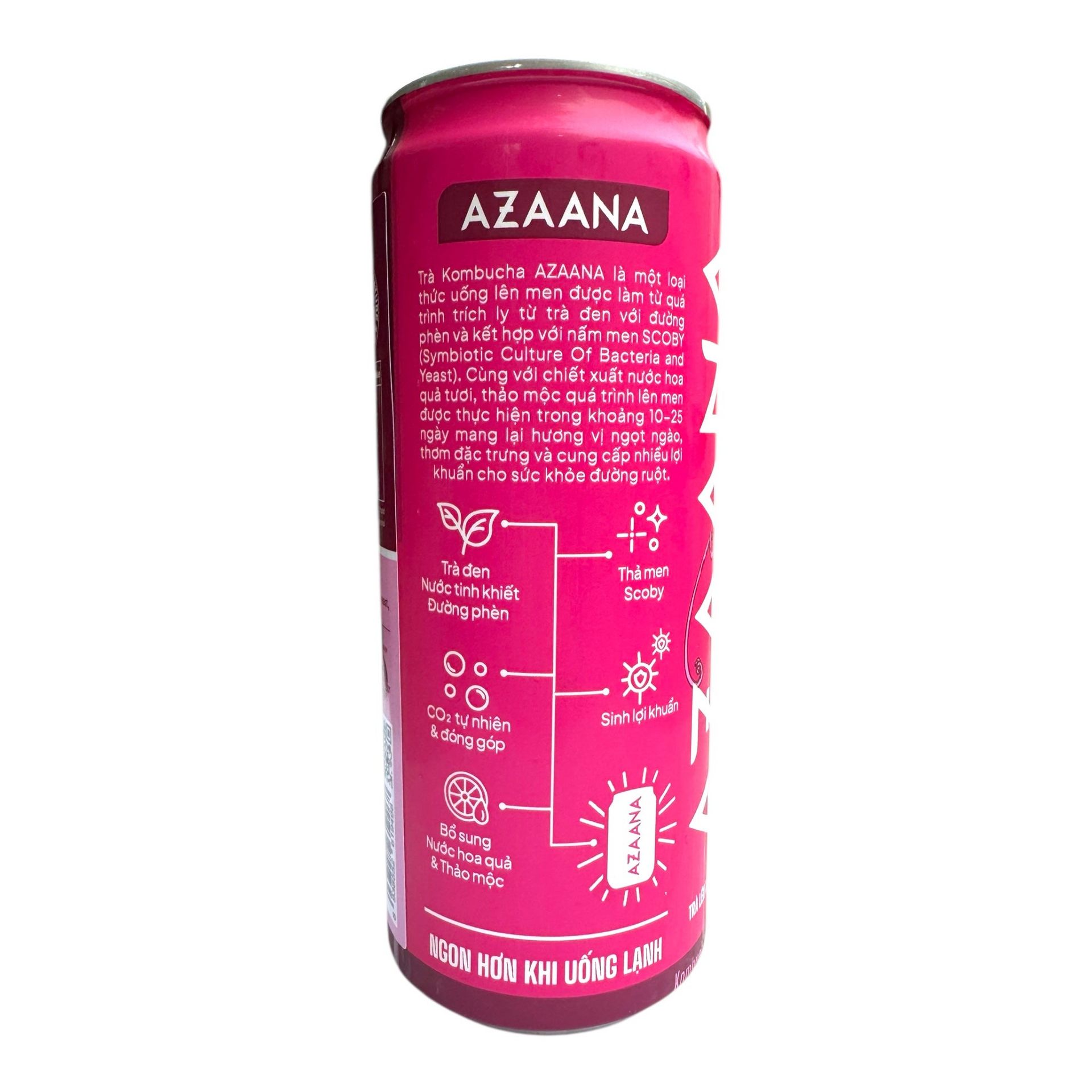 Azaana Passion Fruit Craft Kombucha Chanh Leo 330 ml - Weee!