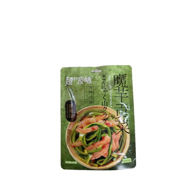 超友味 魔芋贡菜 即食凉拌下饭菜开胃香辣咸菜零食100g*1袋