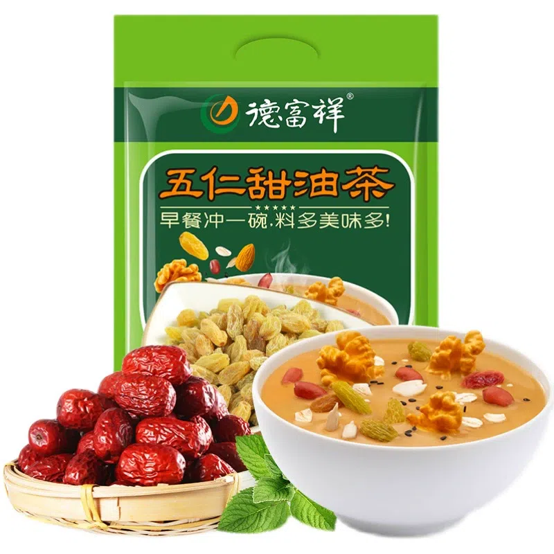 Defuxiang Shaanxi Five-nut Sweet Oil Tea 400g 1 pack