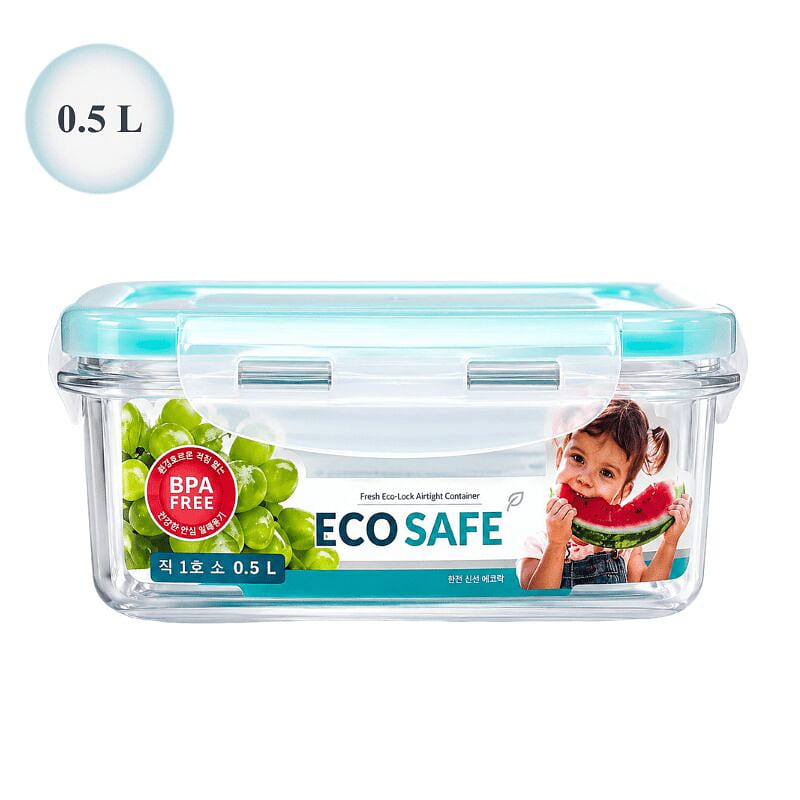 [ECO SAFE] Airtight Food Container 0.5 L 1 each