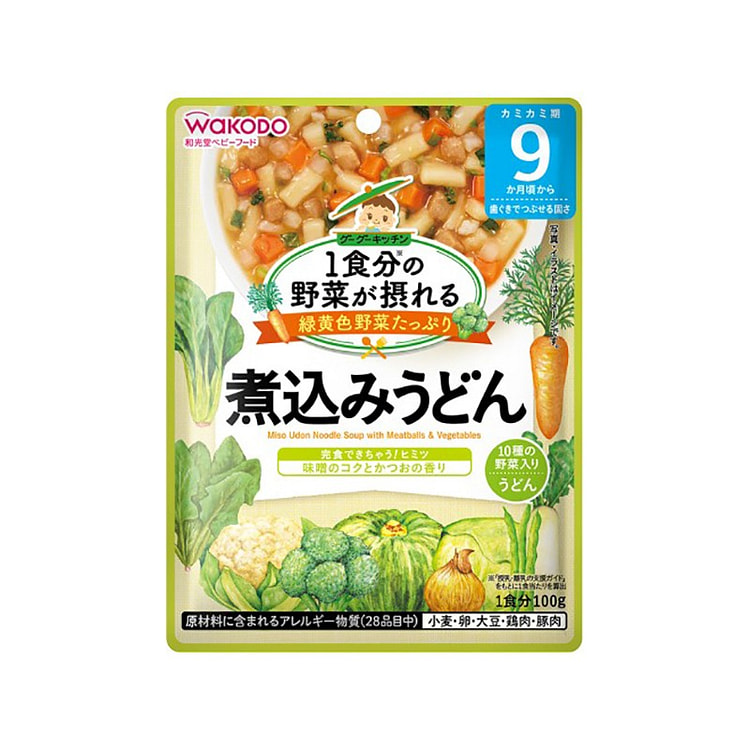 Thức ăn cho trẻ sơ sinh WAKODO Wakame Udon 100g