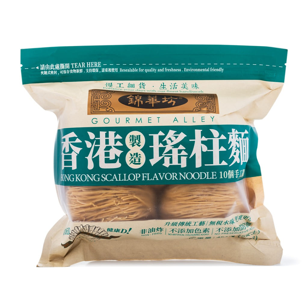 Gourmet Alley Hong Kong Scallop Flavor Noodle 454 g