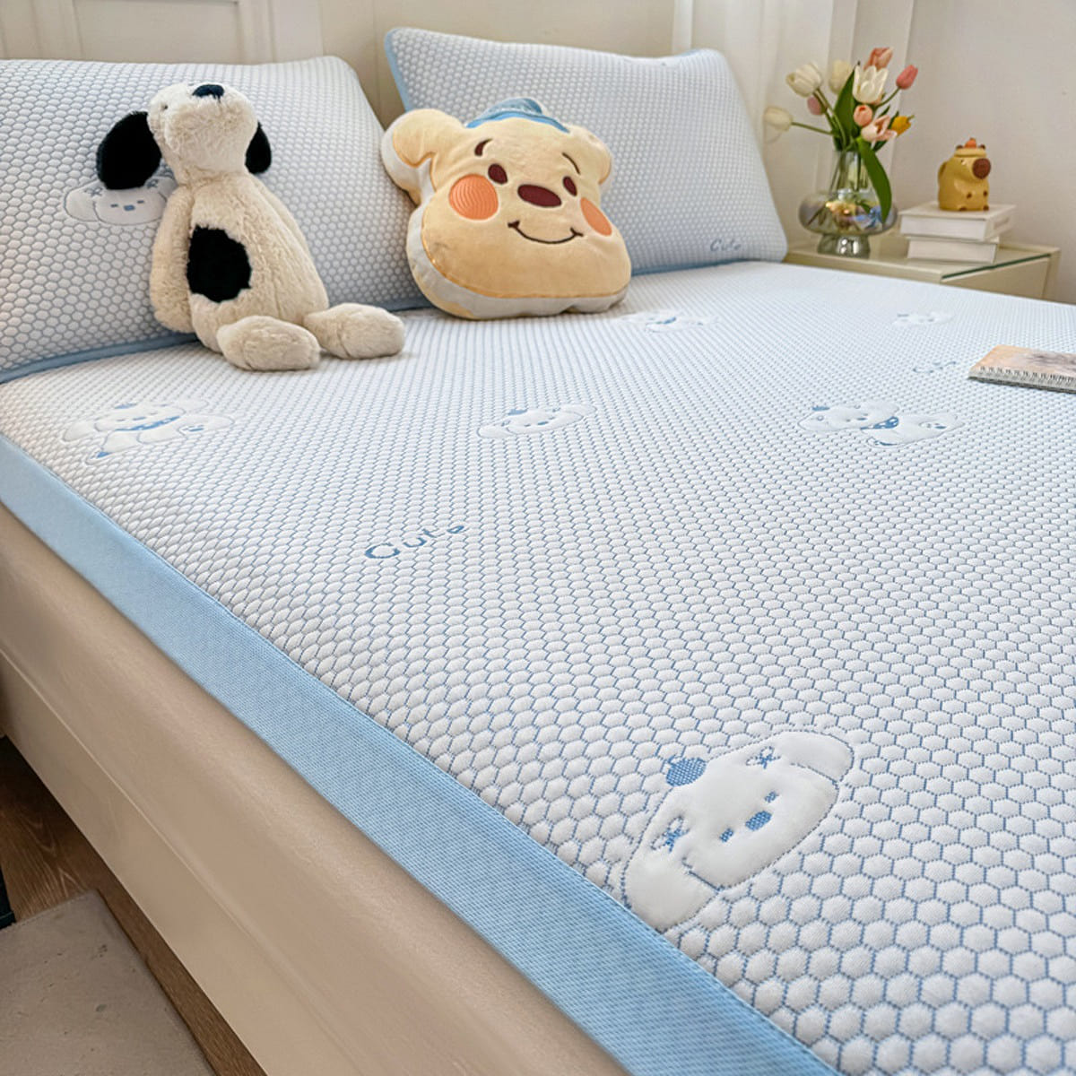 Cool Mat Puppy Blue 180*200cm+Pillowcase*2 1 個