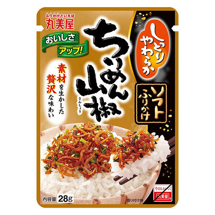 日本直邮 丸美屋 山椒小鱼 拌饭料28g/