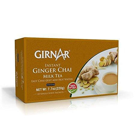 Girnar Instant Tea Ginger 10 Sachet Pack 10 count
