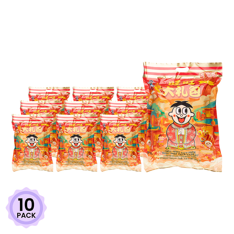 年货必备 旺上加旺 旺旺 多种零食大礼包 550 克*10 包
