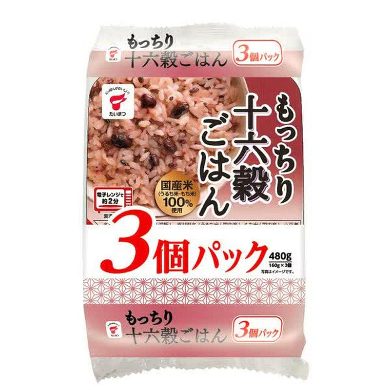 Taimatsu Mochiri 16 Grain Rice 3-Pack 1 each