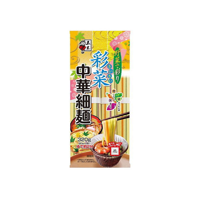 五木食品 什锦蔬菜味 速食 干拉面 细面 320g