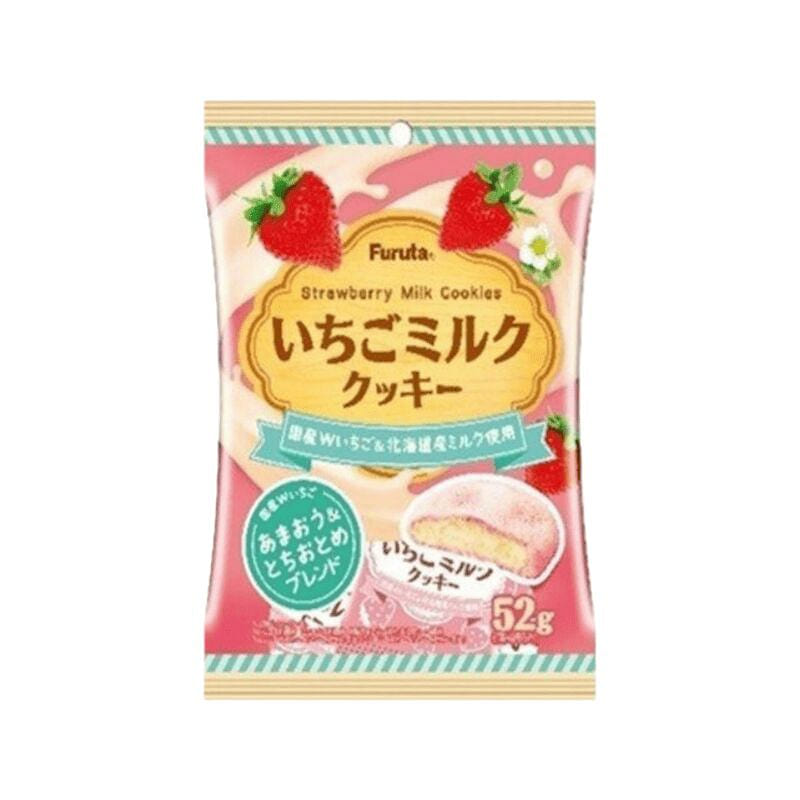 Strawberry Milk Soft Cookies 52g 1 pack