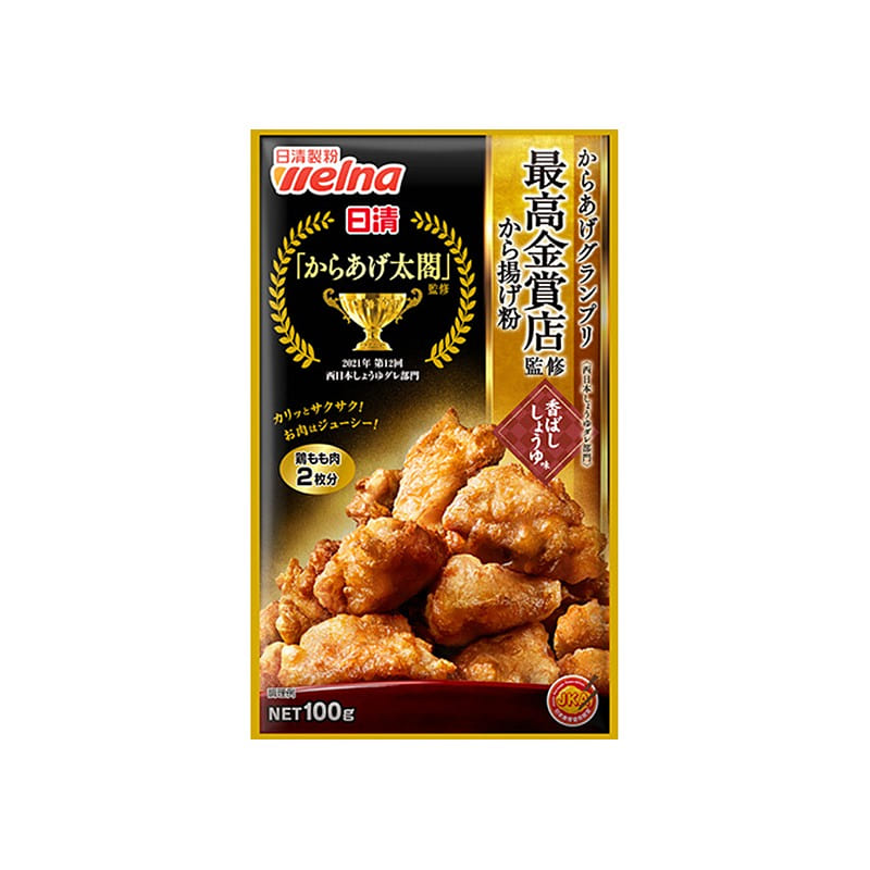 Nissin Fried Chicken Powder Soy Sauce Flavor 100g 1 each