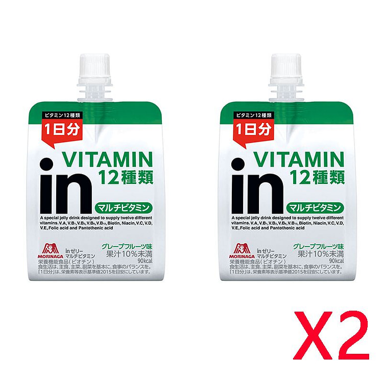 Morinaga Vitamin Energy Jelly 180g 2pcs 1 each