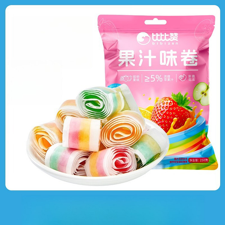Bibizan Juice Flavored Rolls 250g*1 bag 250 g