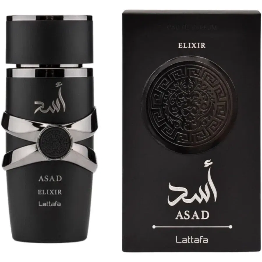 Lattafa Men’s Asad Elixir EDP Spray 3.4 oz Fragran 1 each