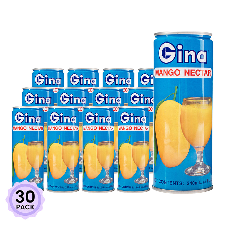 Gina 芒果汁饮品 240 毫升*30 包