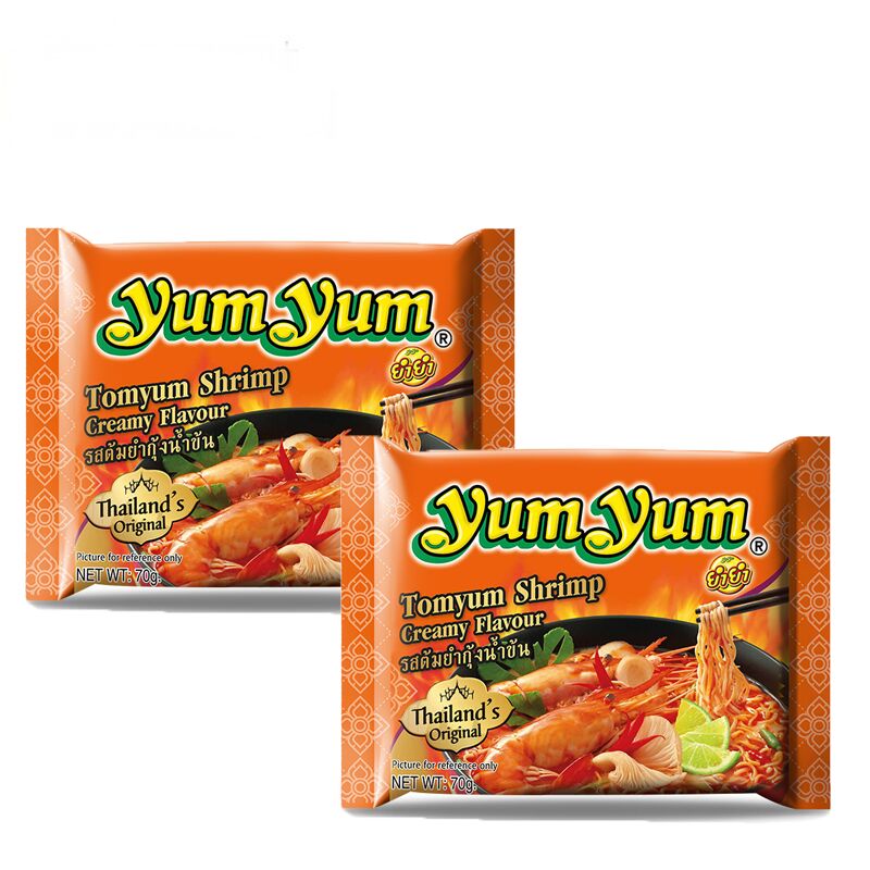 Get YumYum Black Pepper Crab Dry Noodles 75g x2 Delivered | Weee