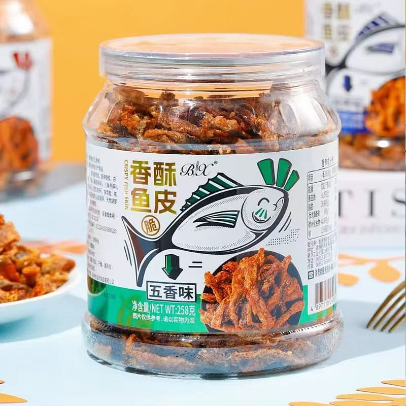 Boxiang Crispy Cod Skin Vegetarian Meat five flavo 1 can