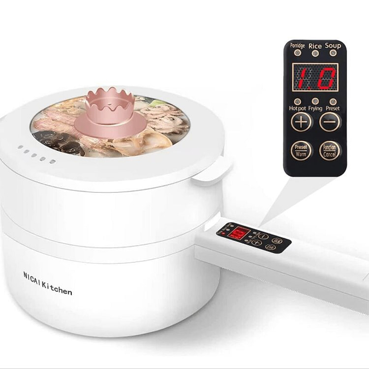 1.8L电煮锅蒸锅，智能按钮 1 个