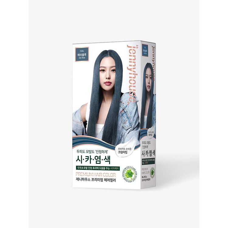 珍妮之家 7ABL 灰蓝色高级染发剂 120克 1 份