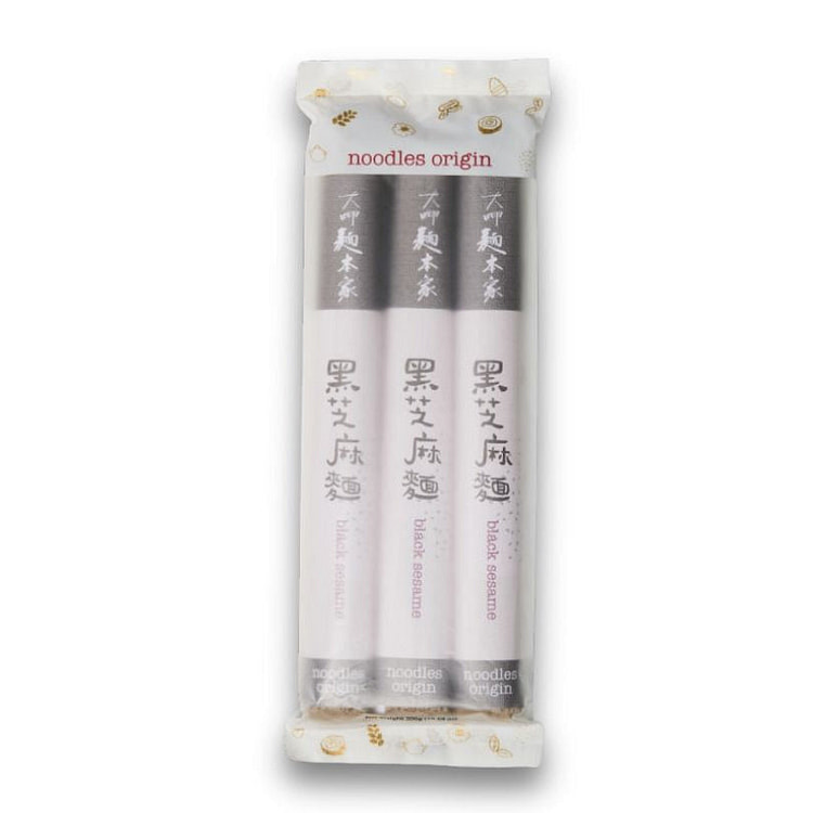 台湾【大呷面本家】黑芝麻面 3入 300g