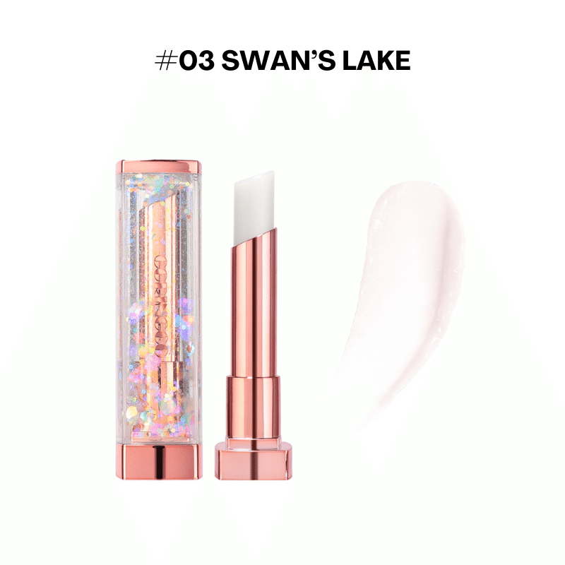 CORINGCO Shalala Snow Ball Sparkle Lip Balm #3 Swan’s Lake 1 each