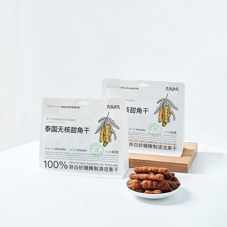 几分之几泰国甜角干60g*1袋零食冲泡独立包装 60 克