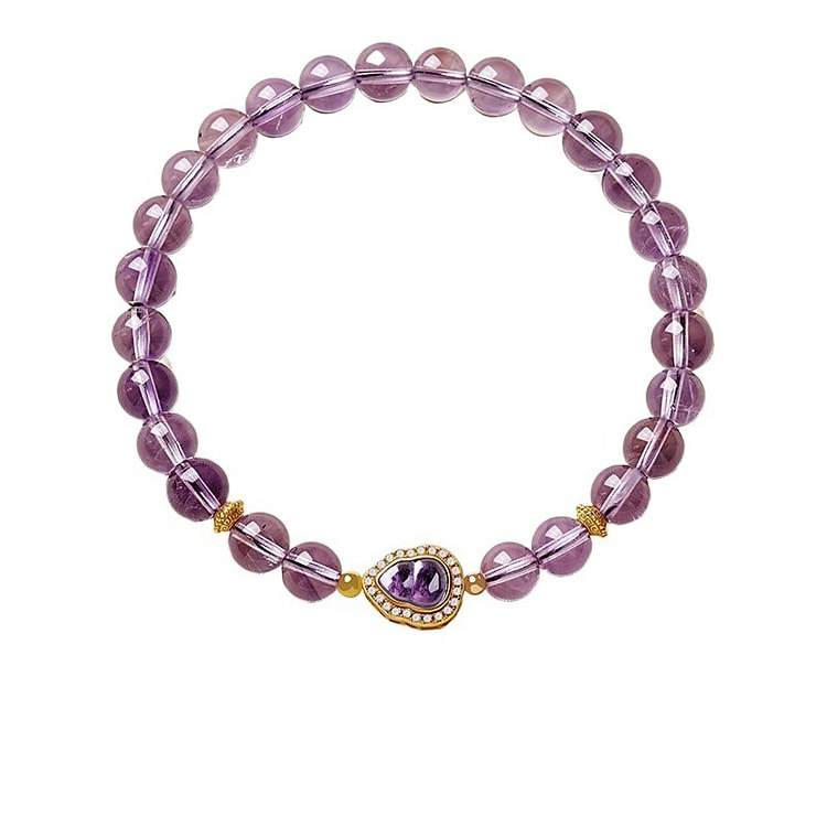 宫里上新 紫水晶手串葫芦手链 紫运福来 6.5mm 1 盒