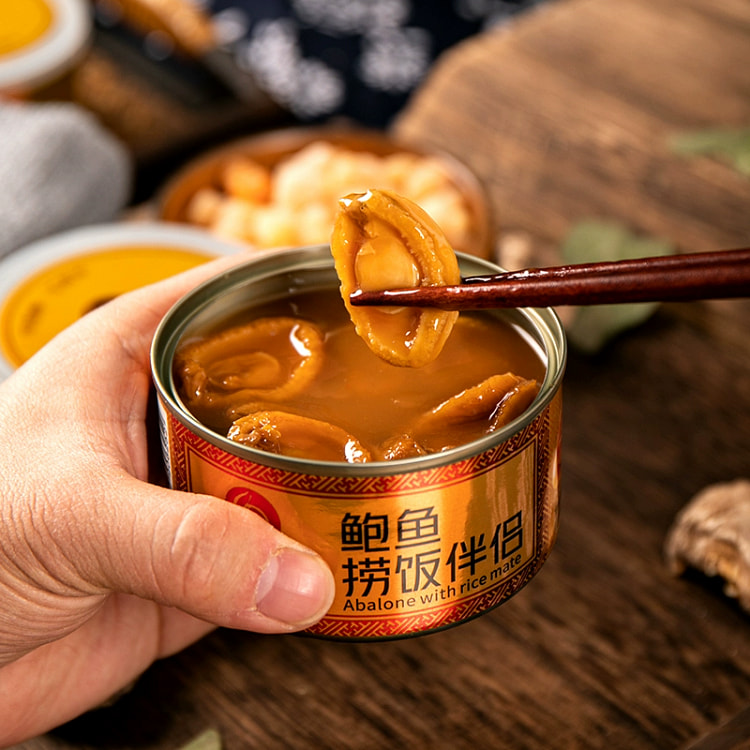 江船长鲍汁捞饭鲍鱼罐头140g*1罐