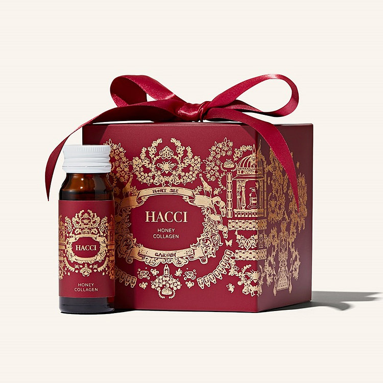 HACCI Huaqi Mật ong Collagen Oral Liquid 9 chai Giáng sinh bao bì giới hạn 