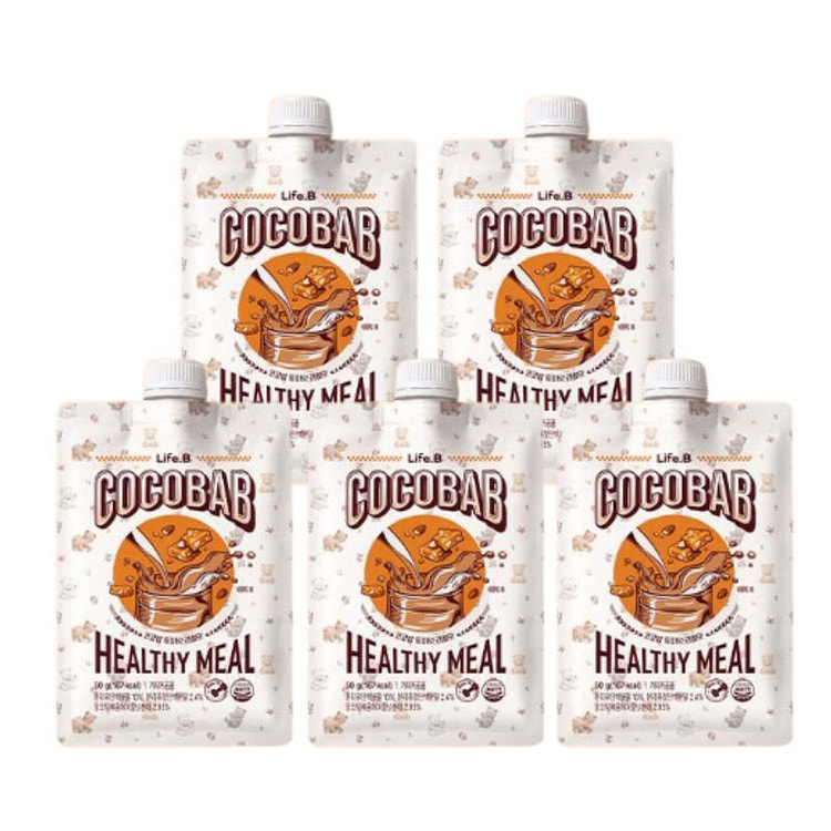 COCOBAB Toffee Nut Latte Protein Meal Shake 5 pack