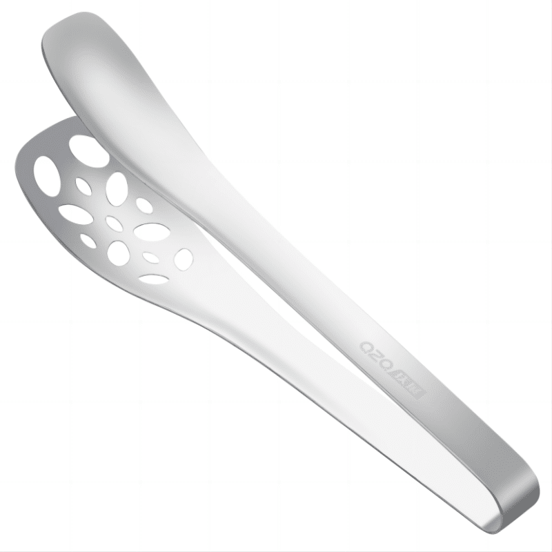 Qing Exhibition 10-inch Multifunctional Steak and Fish Spatula Food Clip 304# 1 count