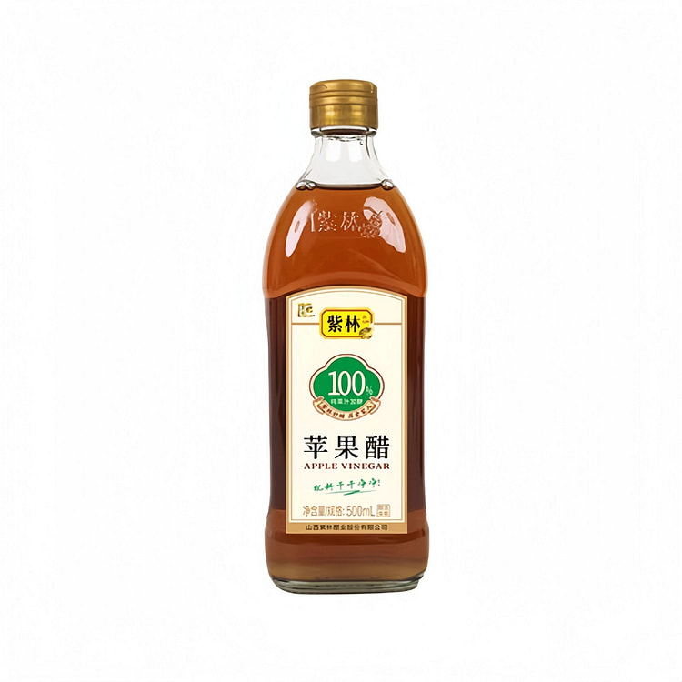 紫林 酿造苹果醋原浆发酵果醋 500ml*1瓶 500 毫升